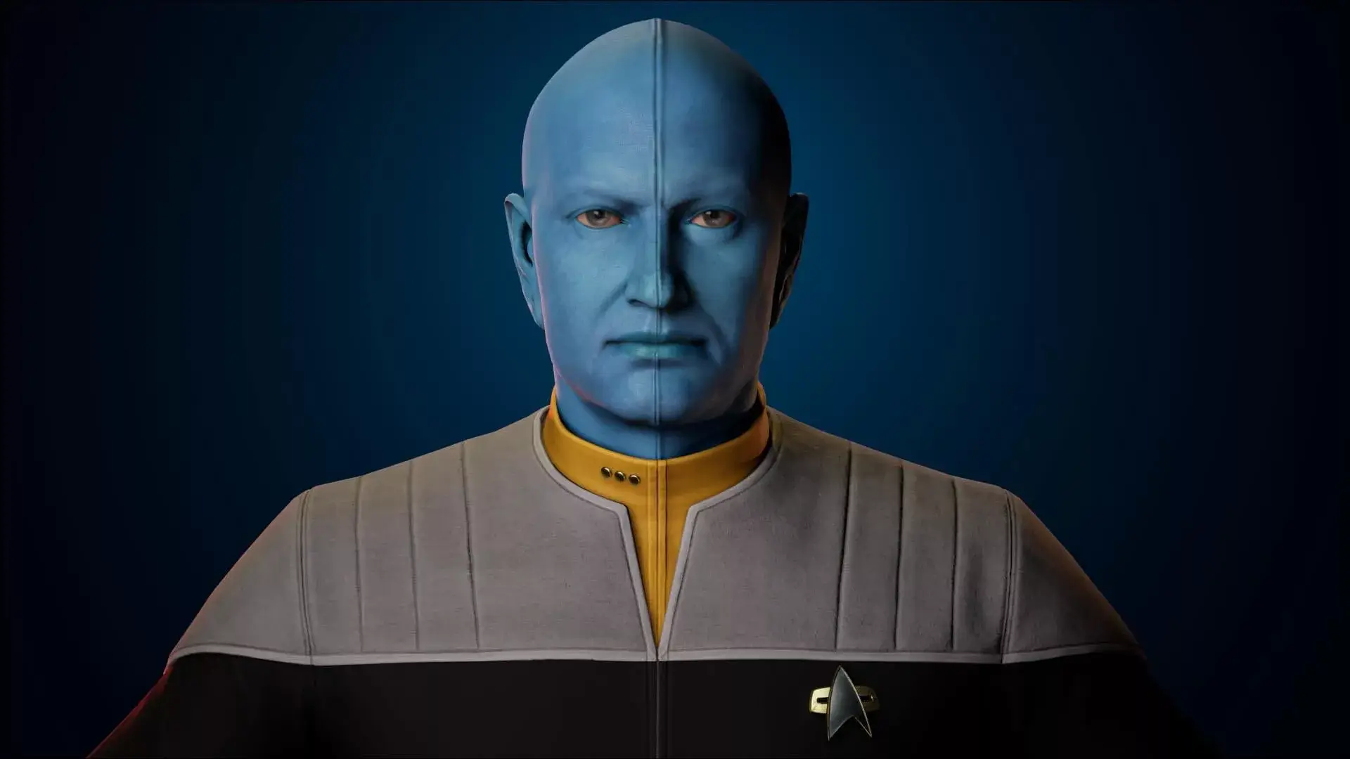 Star Trek Resurgence Blue 3D Model character